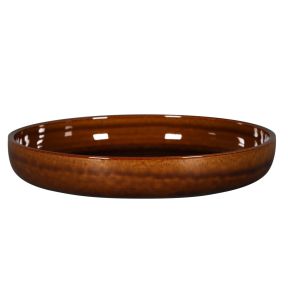 Assiette coupe creuse rond cuivre porcelaine Ø 27,8 cm Rakstone Ease Rak
