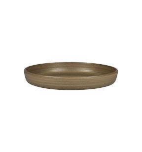 Assiette coupe creuse rond Dark Brown porcelaine Ø 27,8 cm Selva Rak