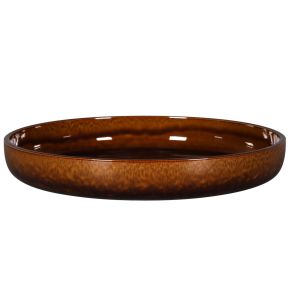 Assiette coupe creuse rond cuivre porcelaine Ø 29,7 cm Rakstone Ease Rak
