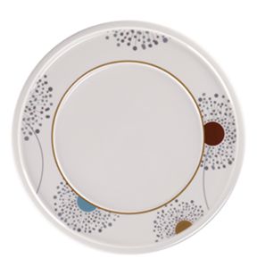 Plat bord wit porselein Ø 27.6 Rakstone Ease Décor Spring Rak