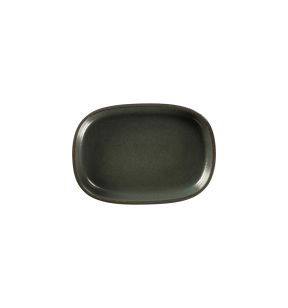 Plat creux noir porcelaine 26 cm Rakstone Ease Rak
