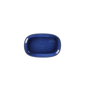 Plat ovale bleu porcelaine 23 cm Rakstone Ease Rak