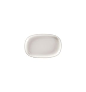 Plat ovale gris porcelaine 23 cm Rakstone Ease Rak