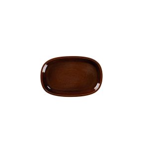 Plat ovale cuivre porcelaine 23 cm Rakstone Ease Rak