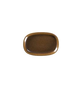 Plat ovale bronze porcelaine 23 cm Rakstone Ease Rak