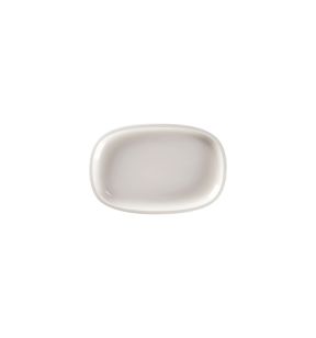 Plat ovale blanc porcelaine 23 cm Rakstone Ease Rak