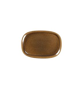 Plat rectangulaire bronze porcelaine 26,1 cm Rakstone Ease Rak