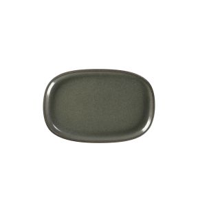 Plat rectangulaire noir porcelaine 30,2 cm Rakstone Ease Rak