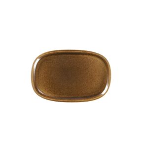Plat rectangulaire bronze porcelaine 30,2 cm Rakstone Ease Rak