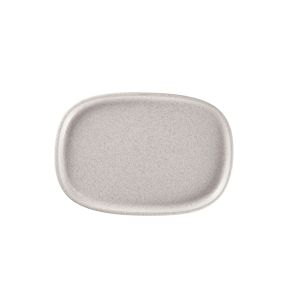 Plat rectangulaire gris porcelaine 33,2 cm Rakstone Ease Rak