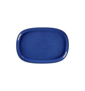 Plat rectangulaire bleu porcelaine 33,2 cm Rakstone Ease Rak