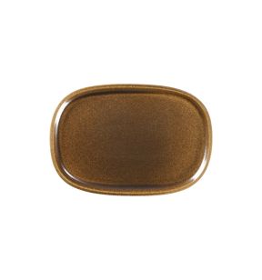 Plat rectangulaire bronze porcelaine 33,2 cm Rakstone Ease Rak