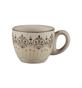 Tasse à espresso rond Argila Décor Cartagena porcelaine 8 cl Ø 6,5 cm Earth Rak