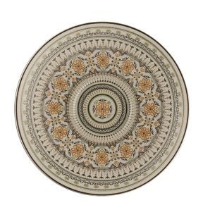 Sous tasse à café/thé rond Argila Décor Genoa porcelaine Ø 17 cm Earth Rak