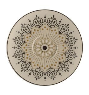 Sous tasse à café/thé rond Argila Décor Cartagena porcelaine Ø 17 cm Earth Rak