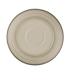 Sous tasse à café/thé rond Argila Décor Larissa porcelaine Ø 17 cm Earth Rak