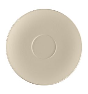 Sous tasse à café/thé rond Argila Décor Epura porcelaine Ø 17 cm Earth Rak