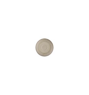 Sous tasse à espresso rond Argila Décor Larissa porcelaine Ø 12,5 cm Earth Rak