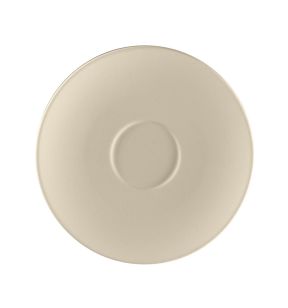 Sous tasse à espresso rond Argila Décor Epura porcelaine Ø 12,5 cm Earth Rak