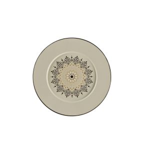 Assiette plate rond Argila Décor Cartagena porcelaine Ø 32,5 cm Earth Rak