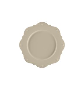 Assiette plate octogonal Argila Décor Epura porcelaine Ø 33,1 cm Earth Rak