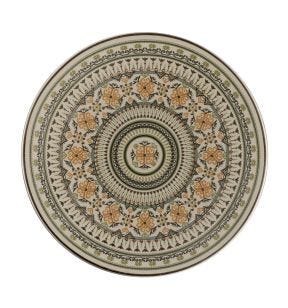 Assiette extra plate rond Argila Décor Genoa porcelaine Ø 15,7 cm Earth Rak