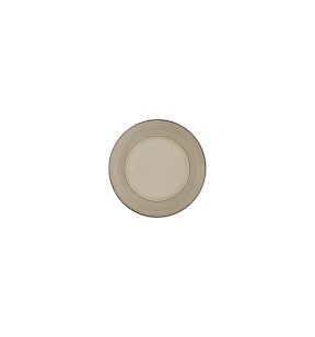 Assiette extra plate rond Argila Décor Larissa porcelaine Ø 18,7 cm Earth Rak