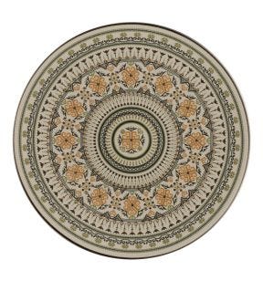Assiette extra plate rond Argila Décor Genoa porcelaine Ø 20,5 cm Earth Rak