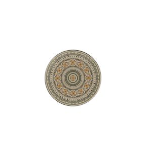 Assiette extra plate rond Argila Décor Genoa porcelaine Ø 23,6 cm Earth Rak