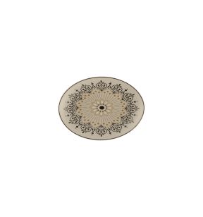 Plat ovale Argila Décor Cartagena porcelaine 26 cm Earth Rak