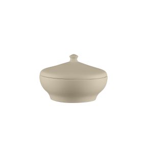 Soupière avec couvercle rond baantna argila Décor Prima porcelaine Ø 23,7 cm Earth Rak