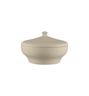 Soupière avec couvercle rond baantna argila Décor Prima porcelaine Ø 27,2 cm Earth Rak