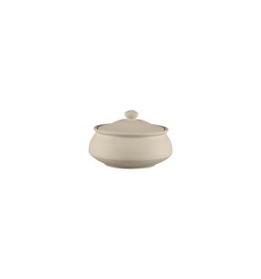 Bol avec couvercle rond baantna argila Décor Prima porcelaine Ø 16,5 cm Earth Rak