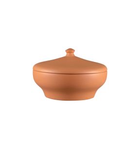 Soupière avec couvercle rond baantna tero Décor Prima porcelaine Ø 27,2 cm Earth Rak