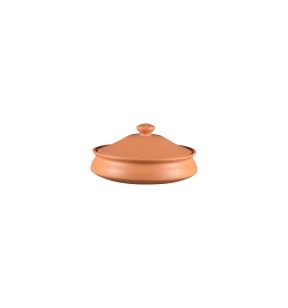Bol avec couvercle rond baantna tero Décor Prima porcelaine Ø 19,5 cm Earth Rak