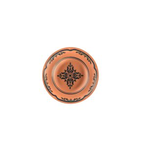 Assiette creuse rond Tero Décor Ostia porcelaine Ø 23,8 cm Earth Rak