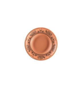Assiette creuse rond Tero Décor Alexandria porcelaine Ø 23,8 cm Earth Rak