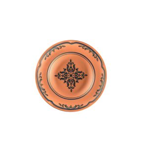Assiette creuse rond Tero Décor Ostia porcelaine Ø 30 cm Earth Rak