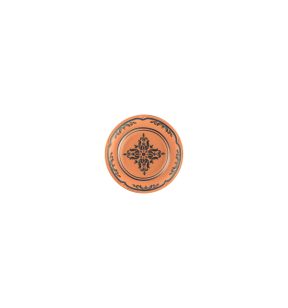 Assiette plate rond Tero Décor Ostia porcelaine Ø 16,4 cm Earth Rak