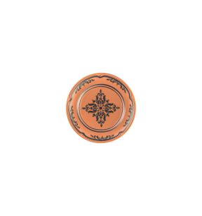 Assiette plate rond Tero Décor Ostia porcelaine Ø 20,7 cm Earth Rak
