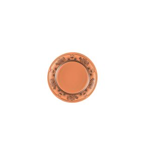 Assiette plate rond Tero Décor Alexandria porcelaine Ø 20,7 cm Earth Rak