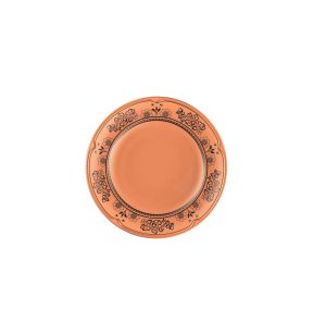 Assiette plate rond Tero Décor Alexandria porcelaine Ø 27 cm Earth Rak