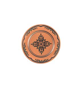 Assiette plate rond Tero Décor Ostia porcelaine Ø 28,9 cm Earth Rak
