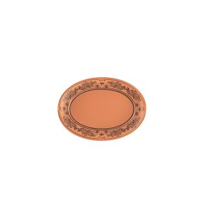Vlakke plaat ovaal Tero Decor porselein x18.6 Earth Rak