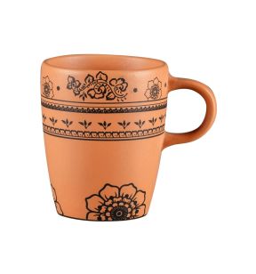 Tasse à café rond Tero Décor Alexandria porcelaine 20 cl Ø 7 cm Earth Rak