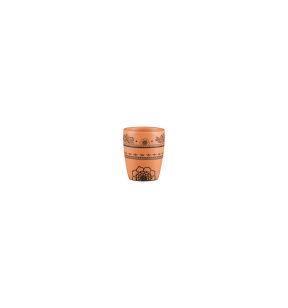Tasse à thé rond Tero Décor Alexandria porcelaine 23 cl Ø 7,3 cm Earth Rak