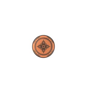 Assiette extra plate rond Tero Décor Ostia porcelaine Ø 15,7 cm Earth Rak