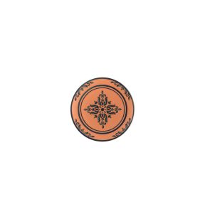 Assiette extra plate rond Tero Décor Ostia porcelaine Ø 18,7 cm Earth Rak