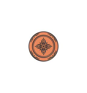 Assiette extra plate rond Tero Décor Ostia porcelaine Ø 20,5 cm Earth Rak