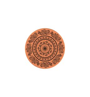 Assiette extra plate rond Tero Décor Alexandria porcelaine Ø 26,5 cm Earth Rak